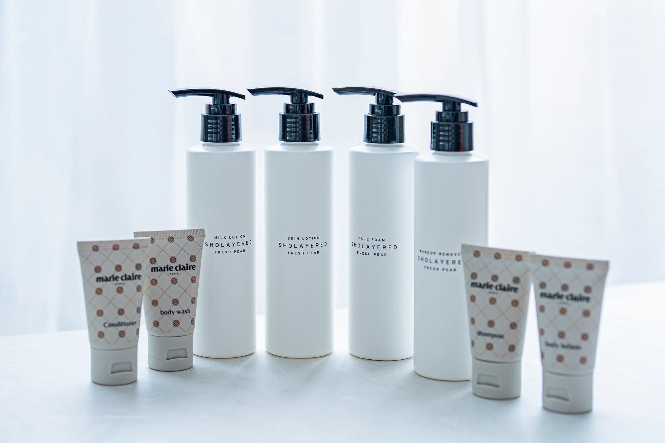 Bath amenities and skincare products